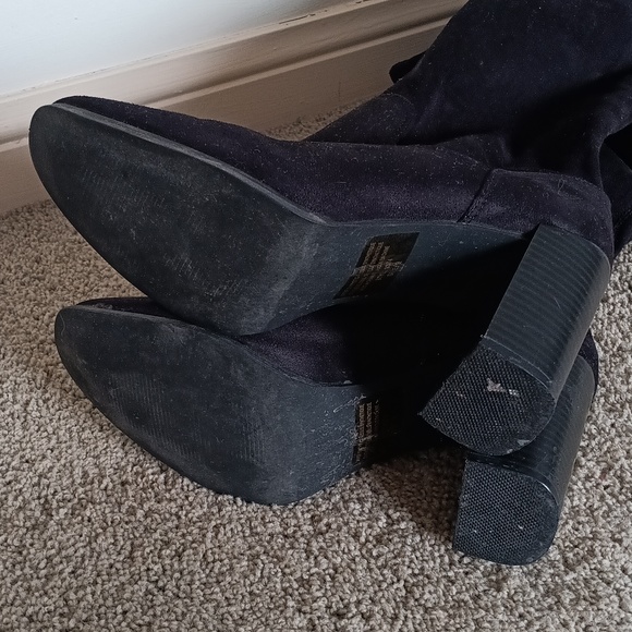 Revamped by Sirens Black Over-the-Knee Boots ❤️ - Picture 7 of 7